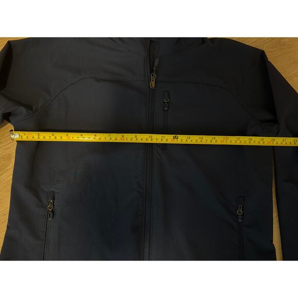 Marmot Tempo Jacket Mens L Navy M3 Full Zip Softshell Outdoor Water Resistant - Picture 5 of 9